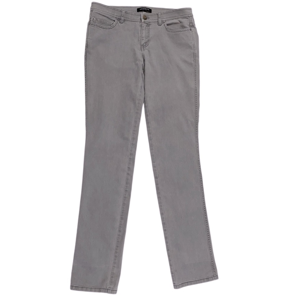 LAFAYETTE 148 Gray Straight Leg Jeans  Sz 2/26
